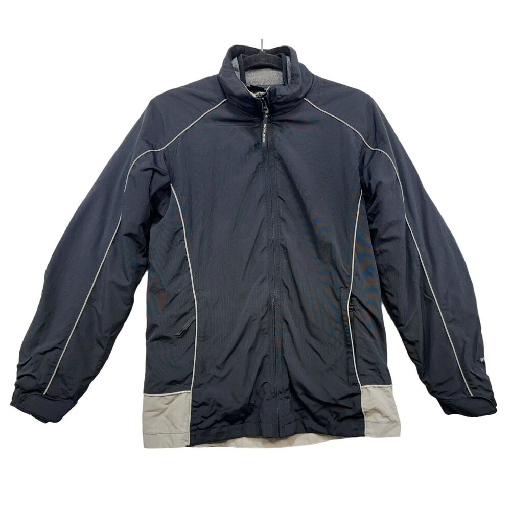 Woolrich Womens  Zip-Up Jacket S Black Inner Liner